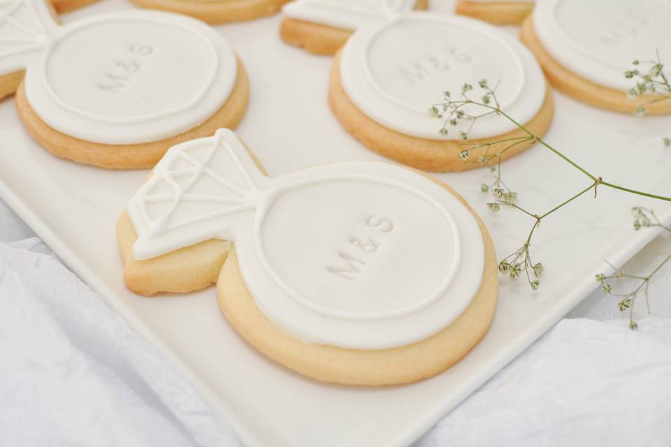 Ring cookies- edible favors