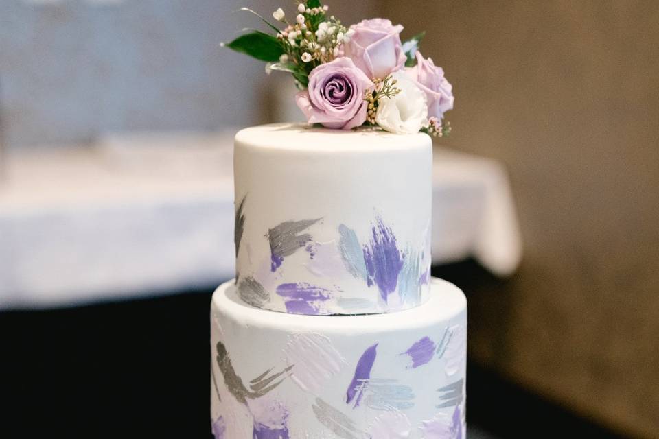 Fondant wedding cake vancouver