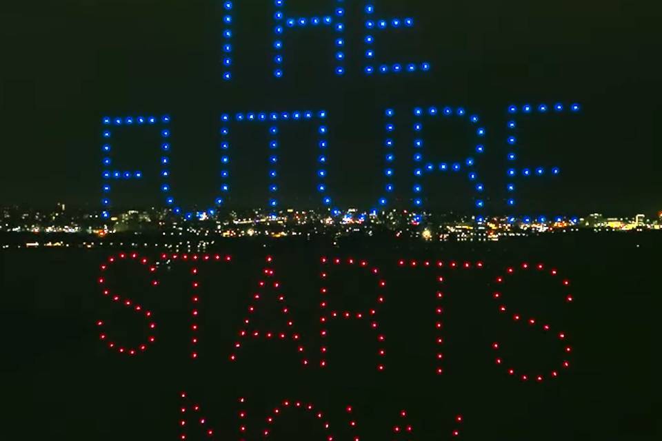Future message in the Sky