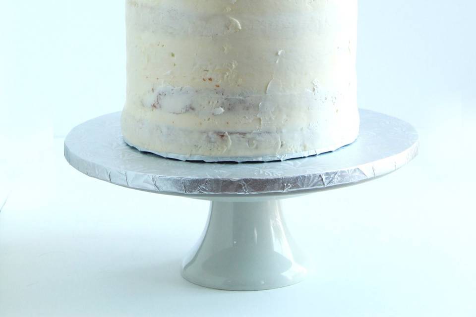Barely there semi-naked cake