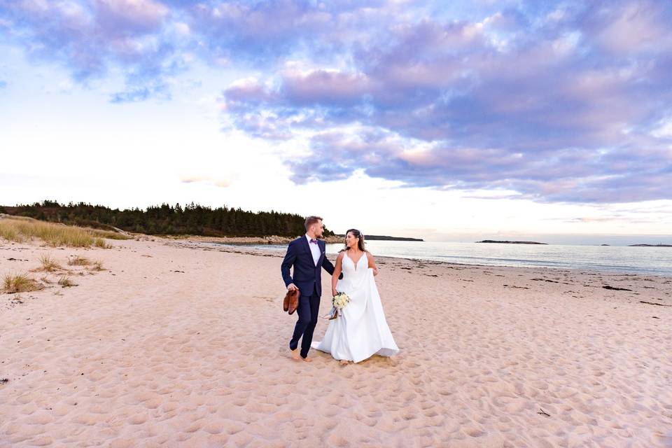 Nova Scotia Beach Eloped