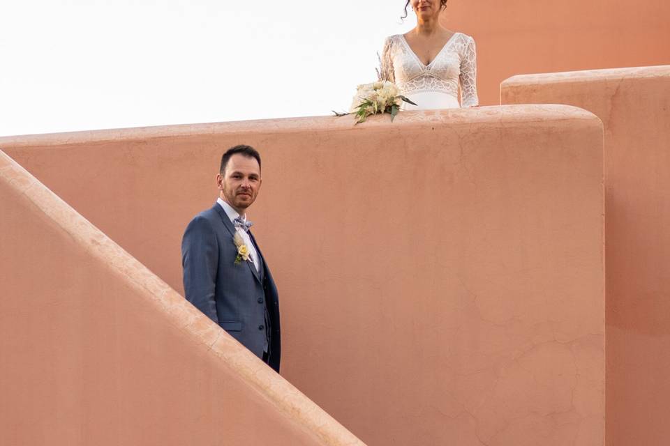 Architectural Wedding Portrait