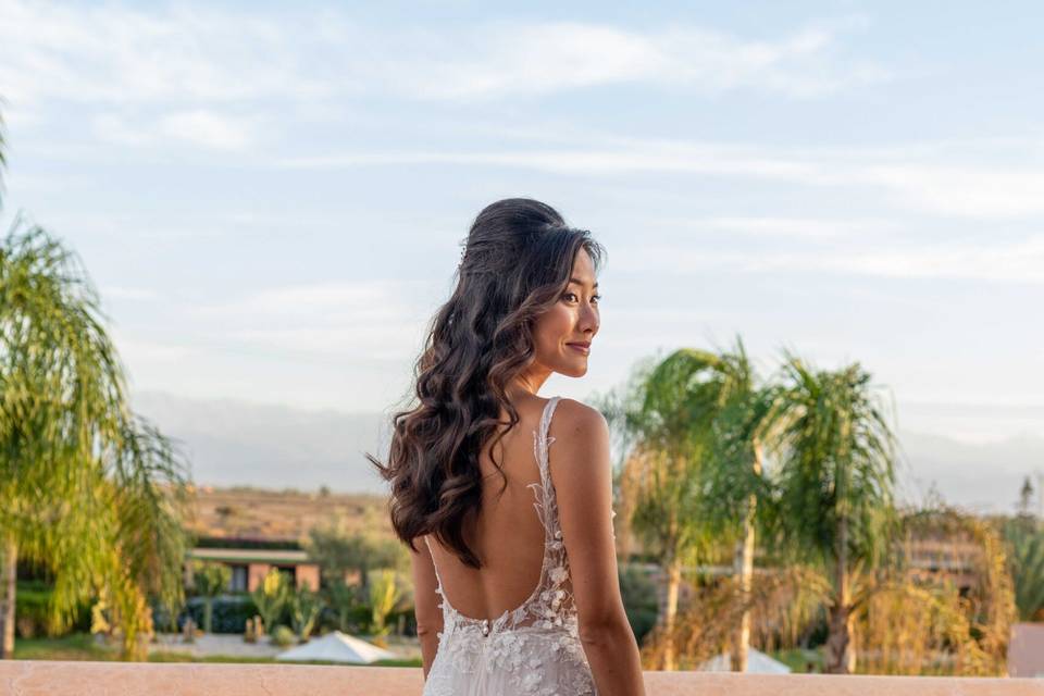 Golden Hour Bridal Portrait