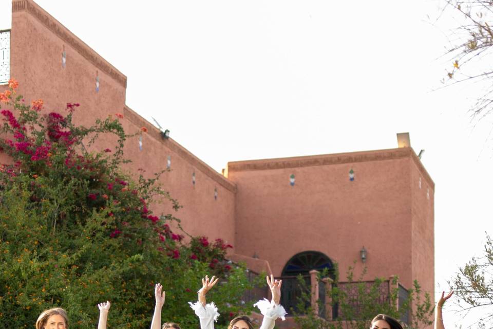 Bridal Party Jump