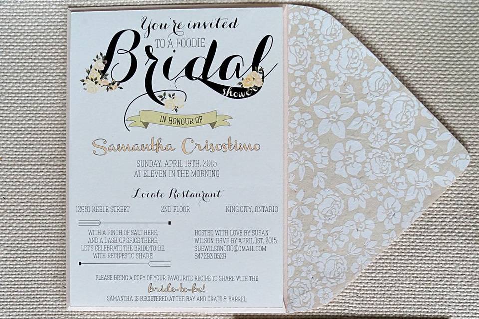 Bridal Shower Set