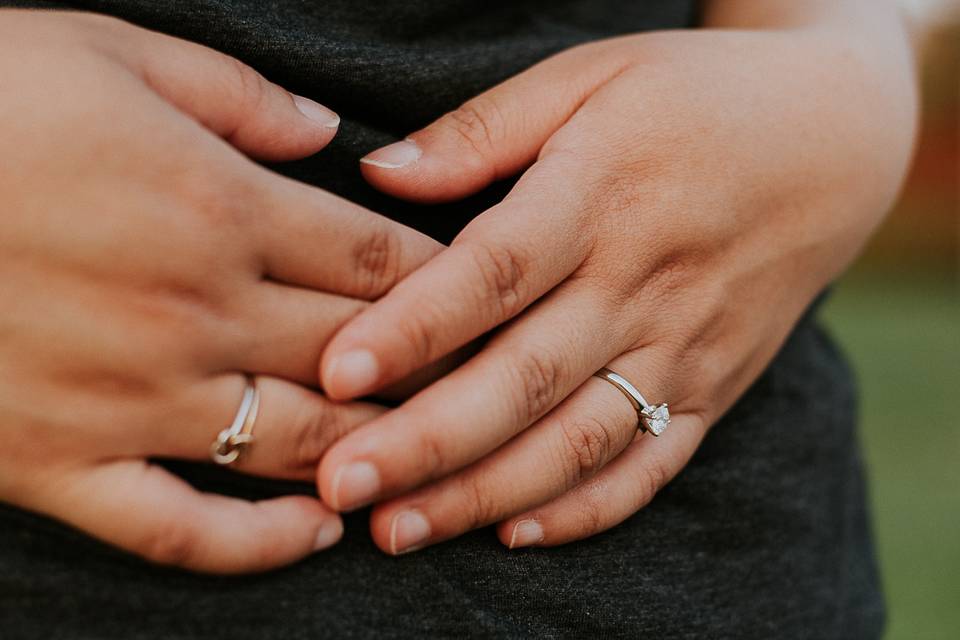 Closeup of ring