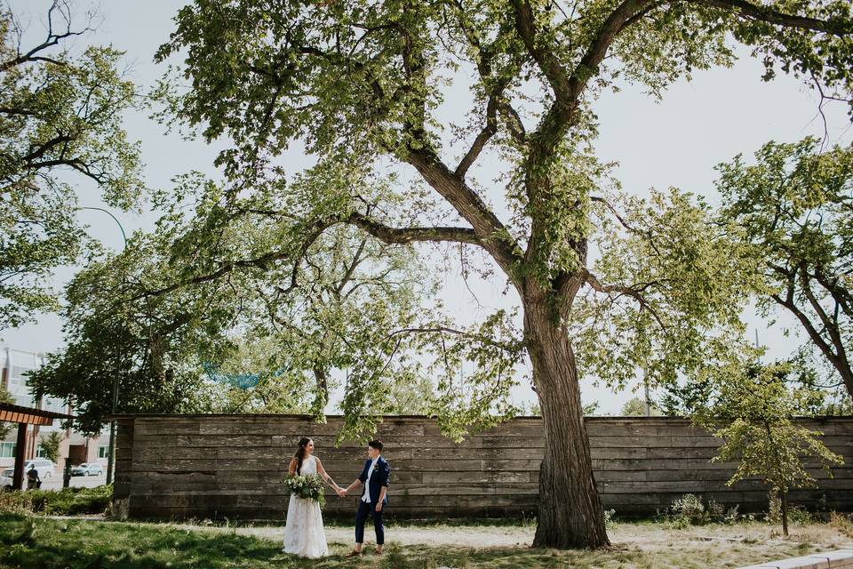 Two gorgeous brides.