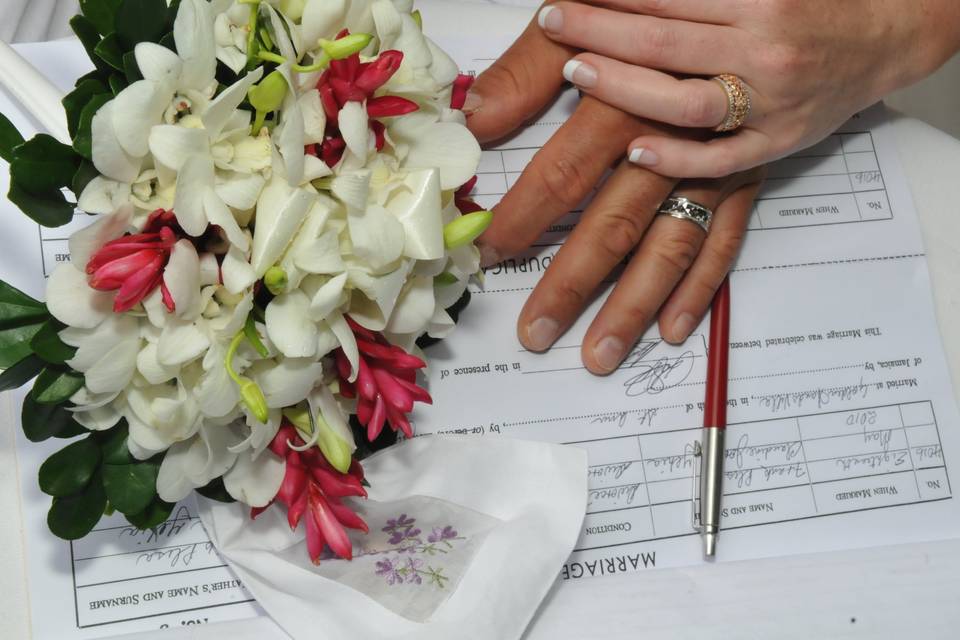 Pond-side ceremonies