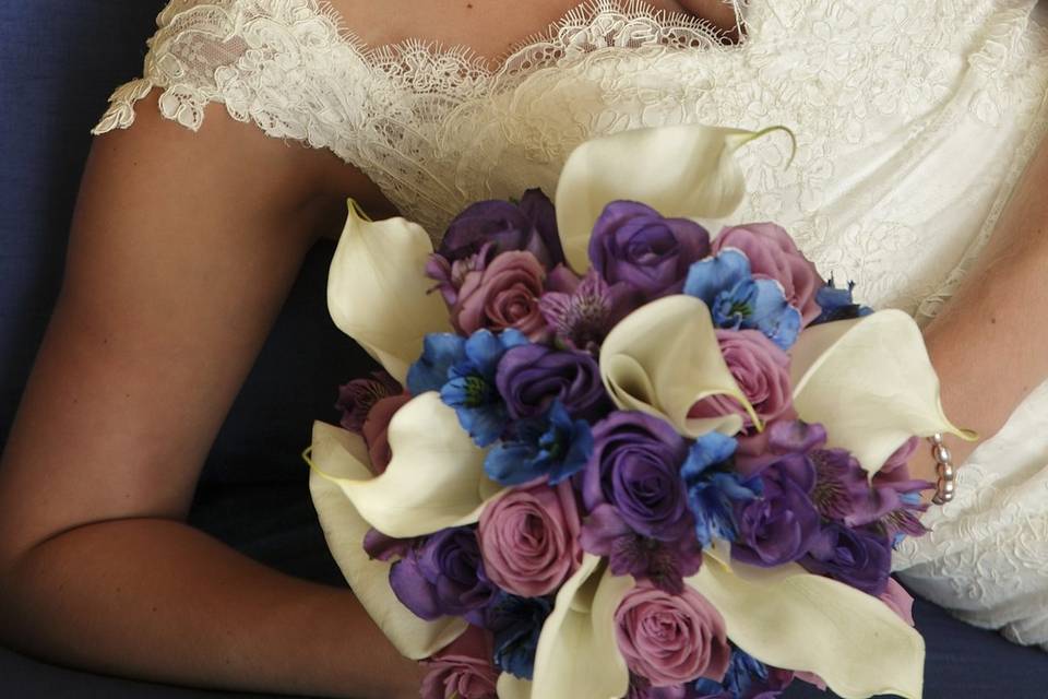 Bride with Floral Crown