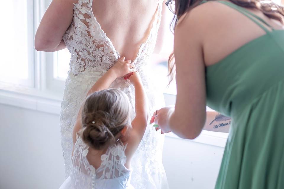 Helping mommy