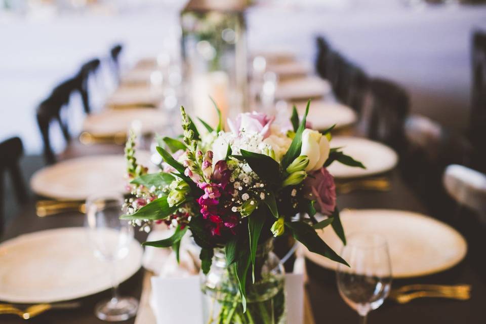 Rustic Vintage table setting