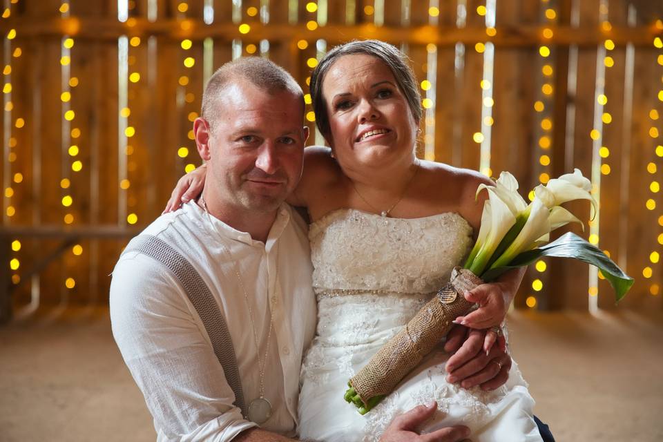 Indoor bridal portraits