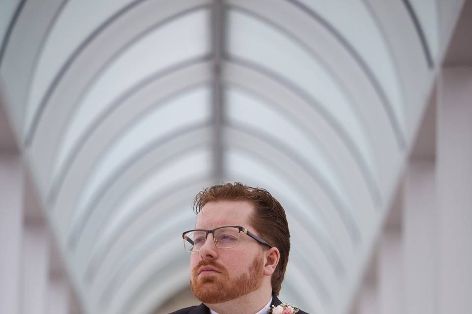Groom portrait
