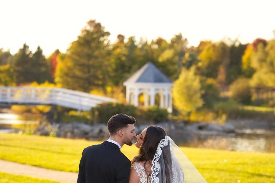 Bride and groom portrait