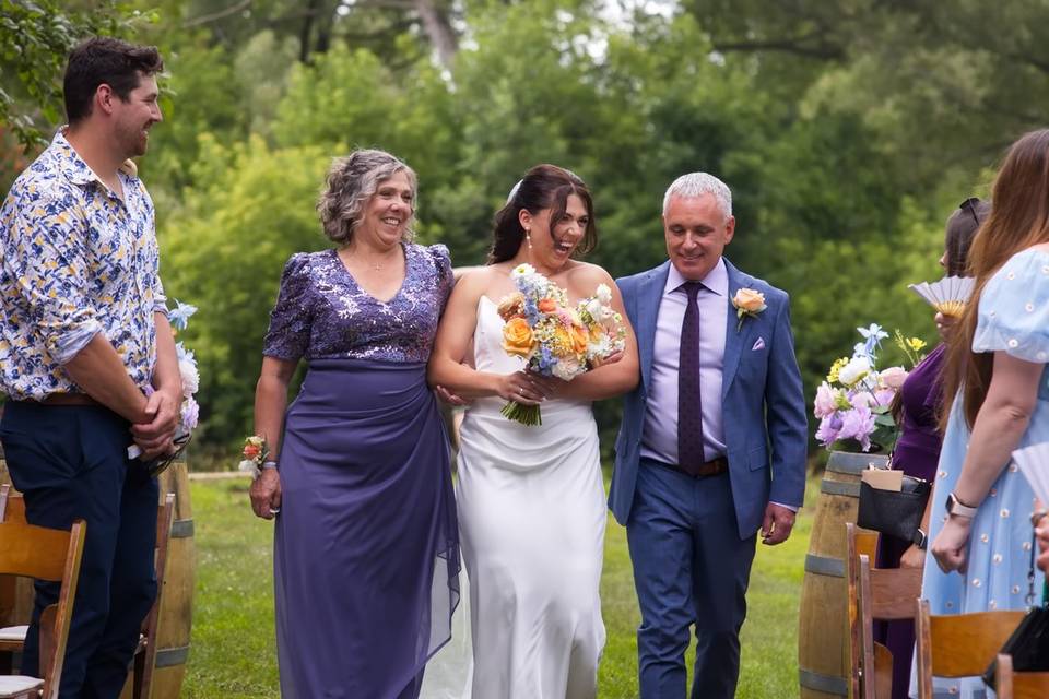 A walk down the aisle