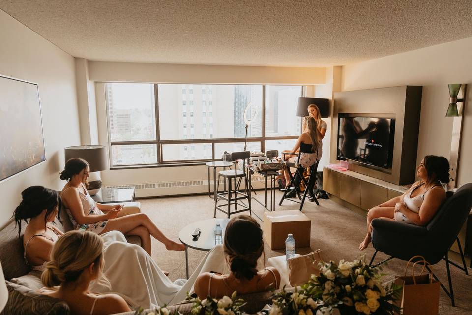 The bridal suite
