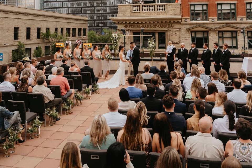 Rooftop Ceremony