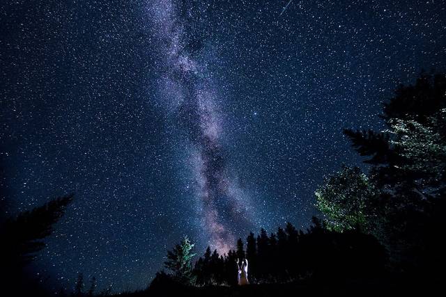 Banff Night Sky Wedding
