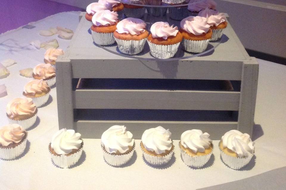 Pastel cupcakes