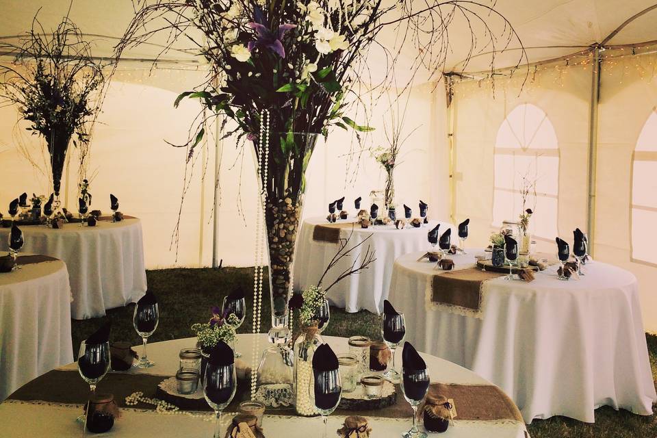 willow grand centrepieces