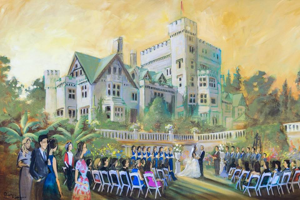 Live Wedding Painting