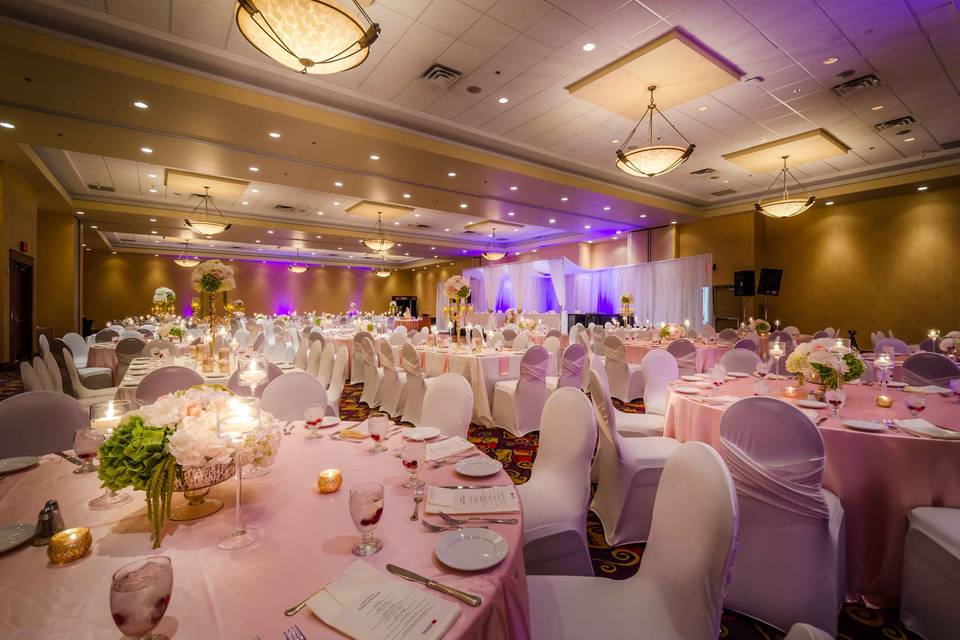 Romantic lighting in Sundance Ballroom