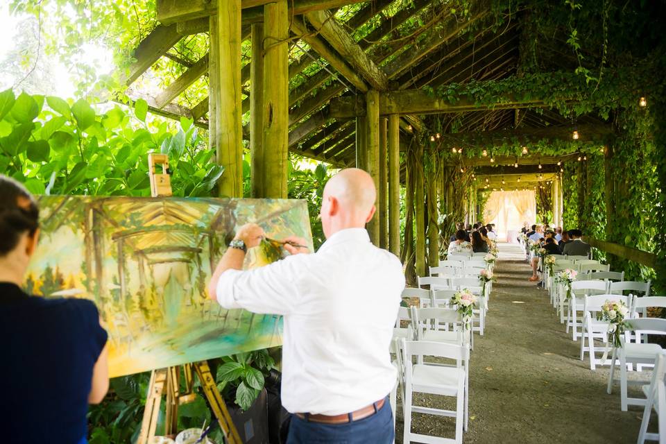 Live Wedding Painting by Impressions Live Art