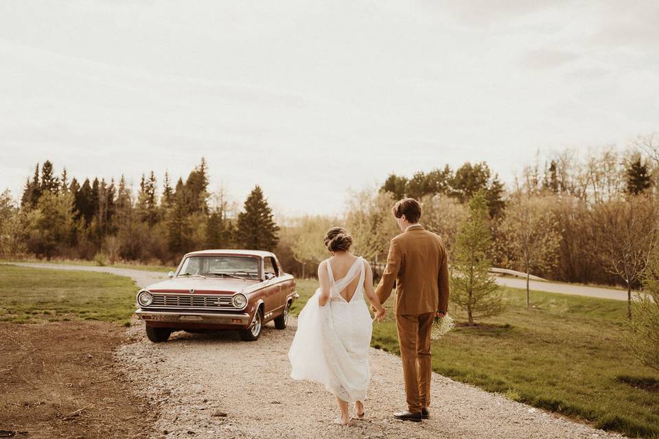 Bride and groom