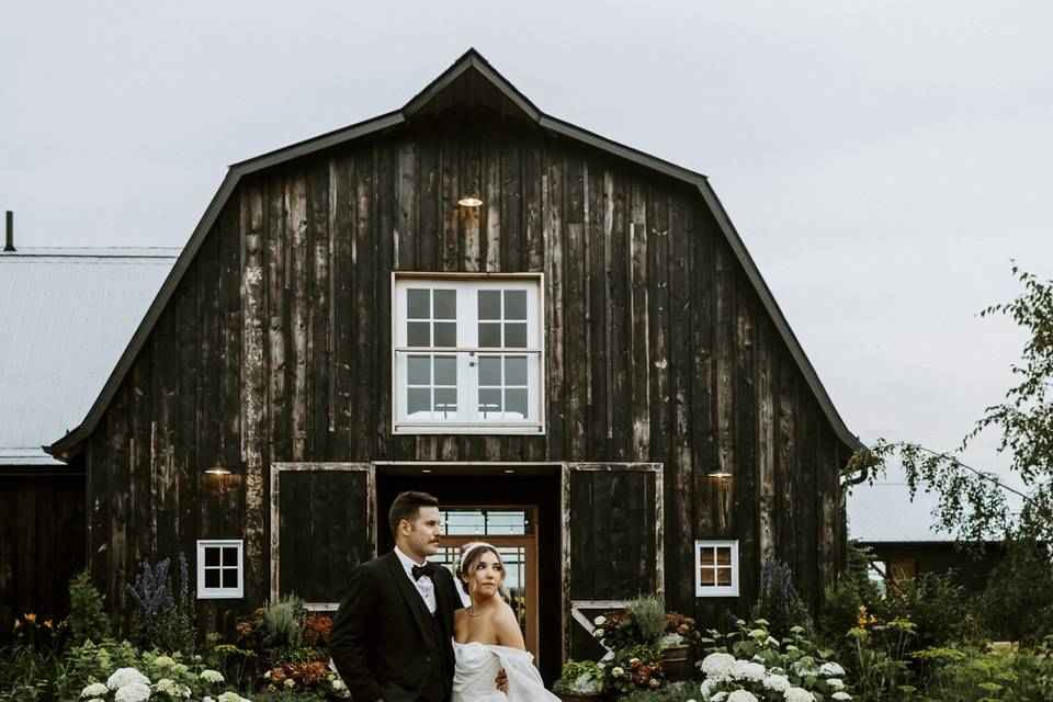 Front of the barn