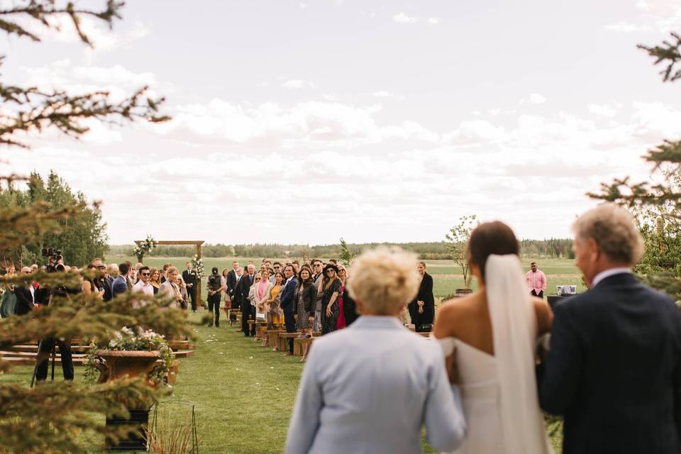 Bridal entrance