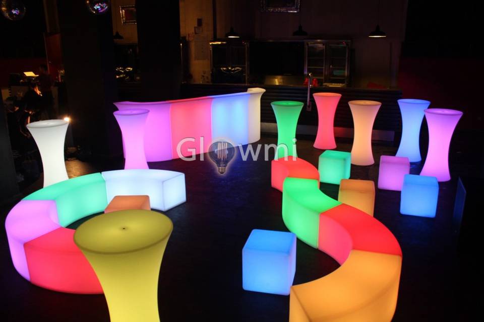 LED Furniture event rentals