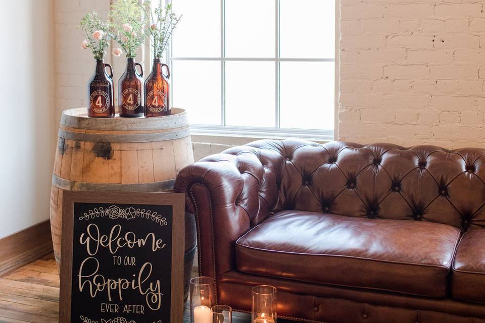 Growlers available for decor