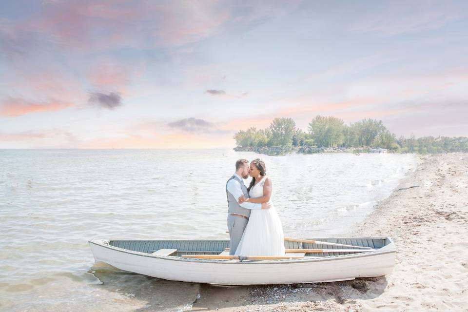 Toronto beach wedding