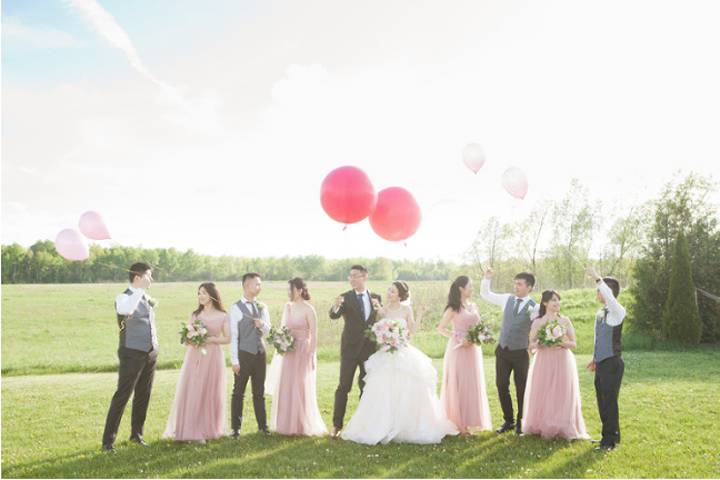 Butterfly conservatory wedding