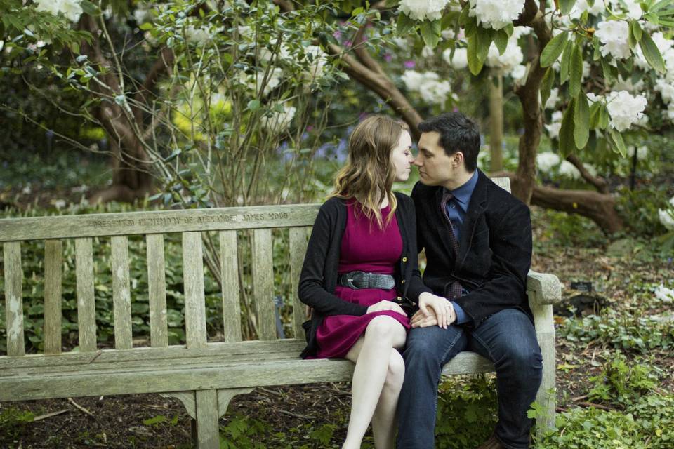 UVIC engagement Photography