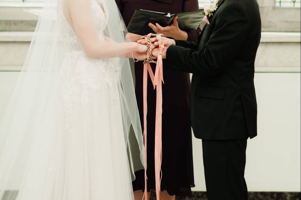 Handfasting ceremony