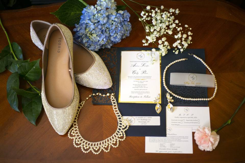 Wedding Day Flat Lay