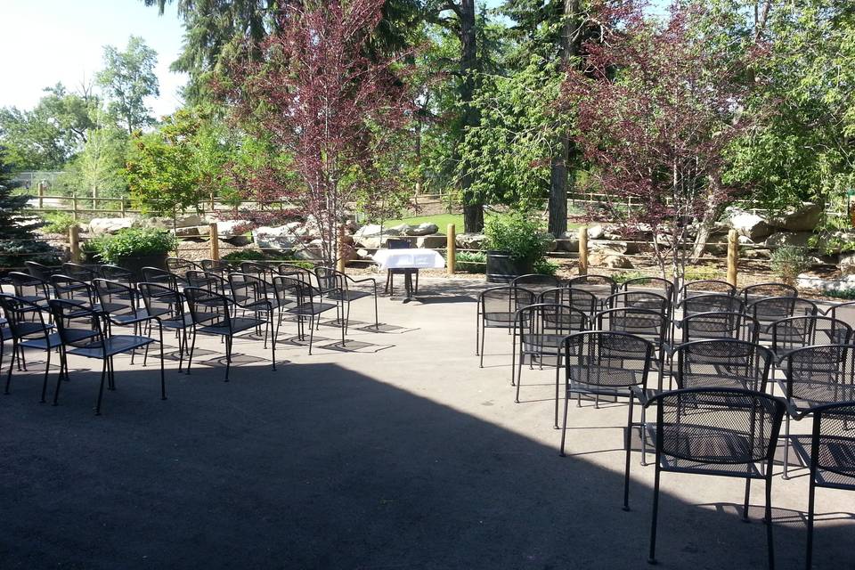 Grazers Patio ceremony