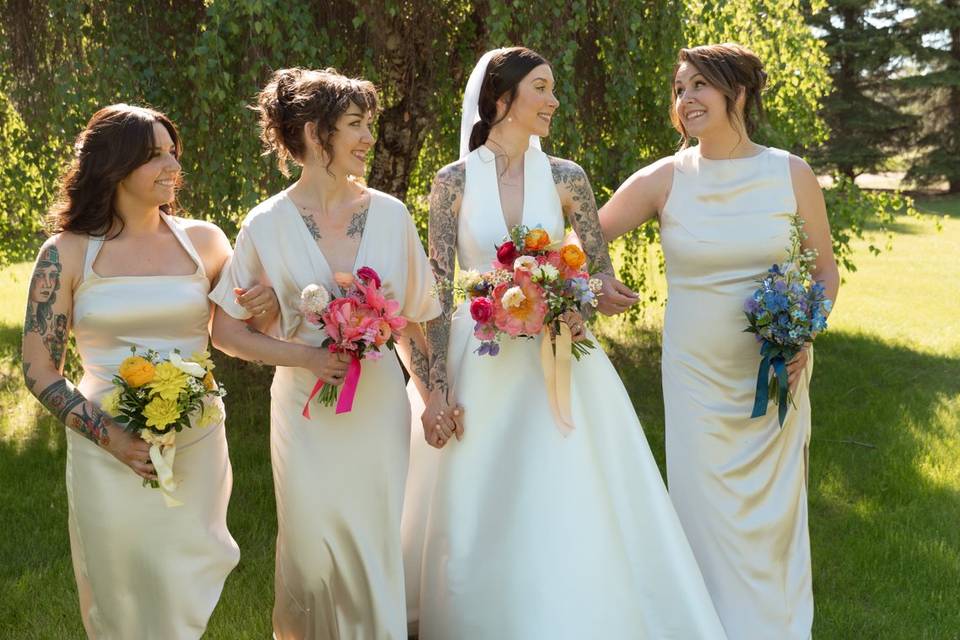 Monochomatic Bridesmaids