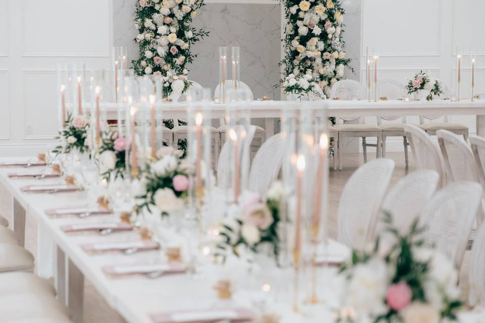 Pastel luxury wedding