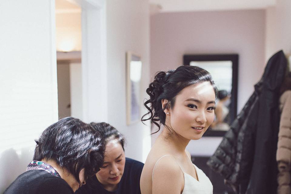 Bridal makeup/hair