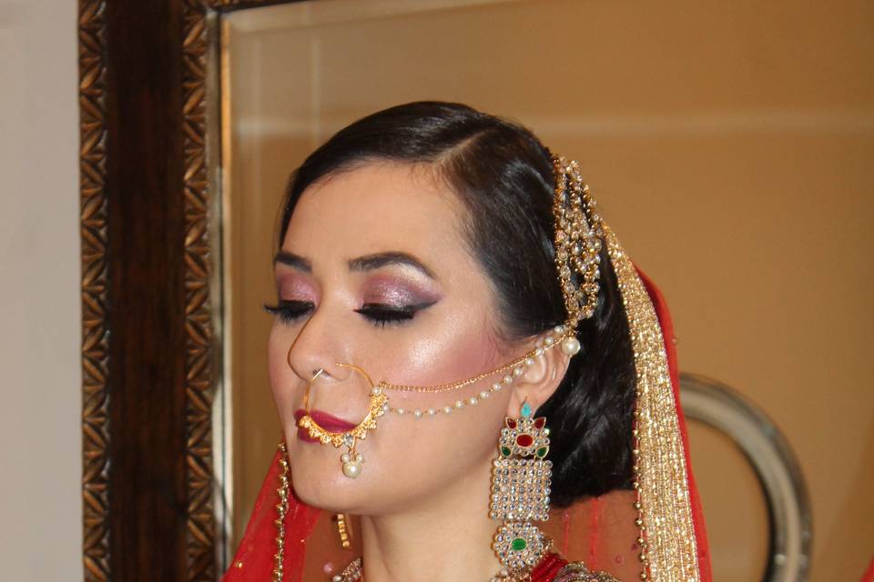 Bridal makeup