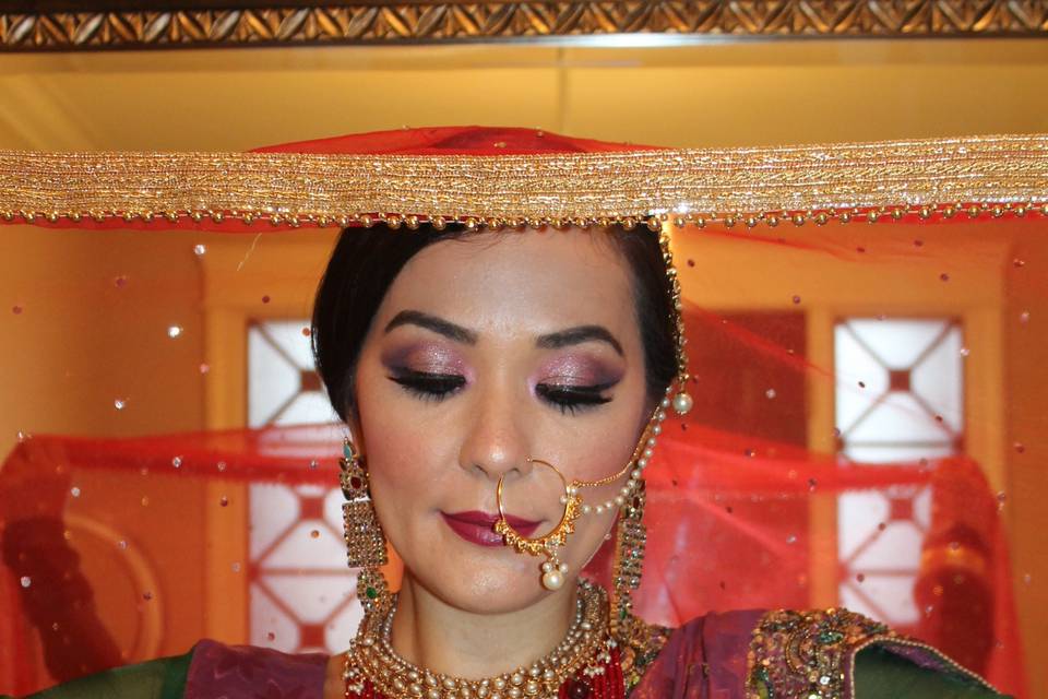 Bridal makeup