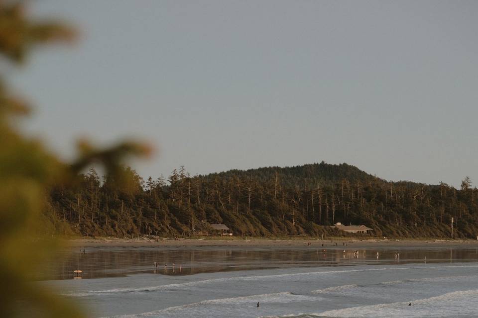 Elopement spot in Tofino