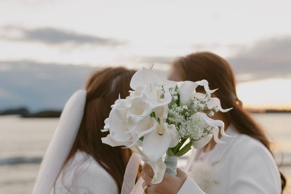 Creative elopement shoot