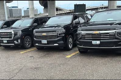 Fleet of SUVs