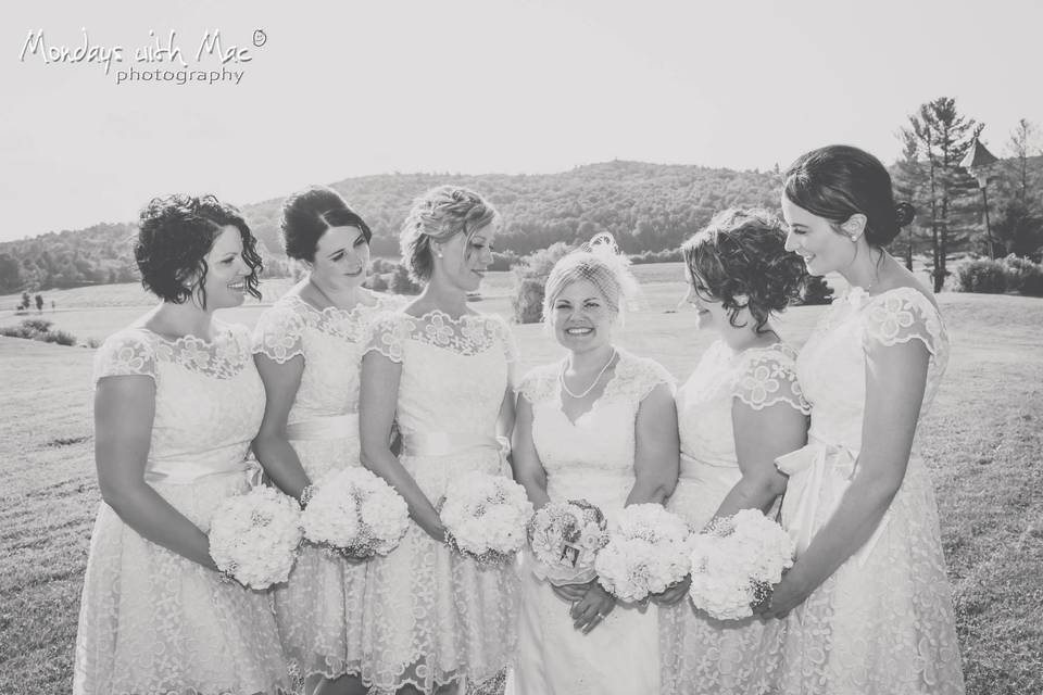 Ottawa, Ontario bridesmaids