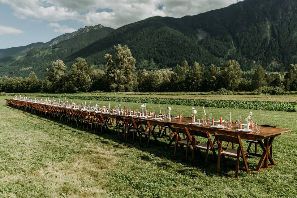 Harvest Tables Long table