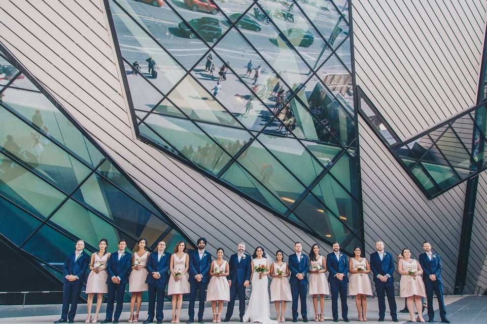 Wedding at the ROM, Toronto