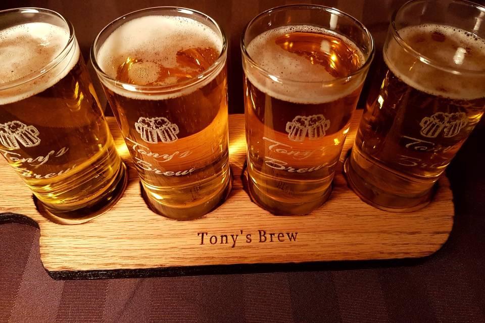 Beer Flight Paddles